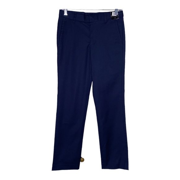 Nordstrom Pants Boys Size 14 Flat Front Chino Pants Navy Eclipse NWT * - Picture 1 of 4